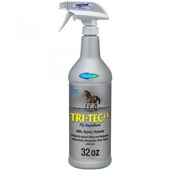 Tri-Tec 14 Fly Protection Spray for Horses, 32 oz