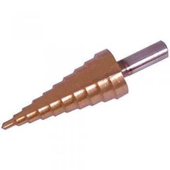 Stufenbohrer 4-14mm HSS mit Titanfinish