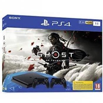 Consola PlayStation 4 1TB + Juego Ghost of Tsushima + Mando adicional