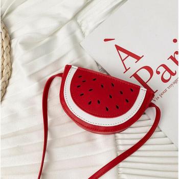 Kleine Schultertasche für Mädchen in Wassermelonen-Design