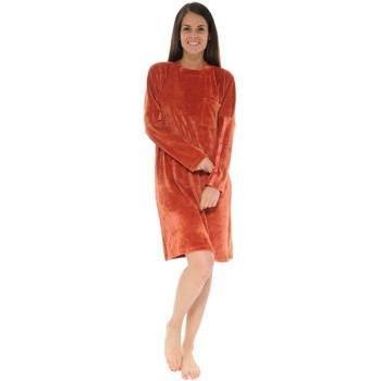 Chemisier de nuit rouge RACKEL