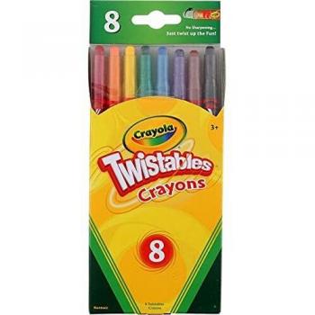 Crayola Twistables Extreme Crayons 8-Pack-Bright Neon