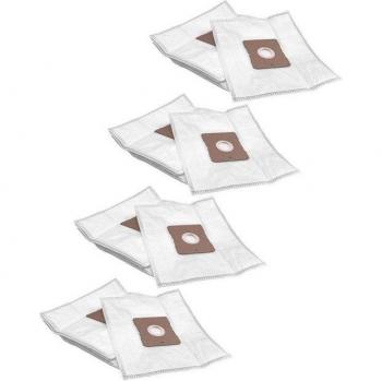 VHBW 20x Compatibile Microfibra Sacchetto SB7218/9 Severin Floorcare S Power Bianco