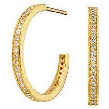 Pendientes Aro Circonitas Oro ITEMPORALITY SEA-201-011-UU