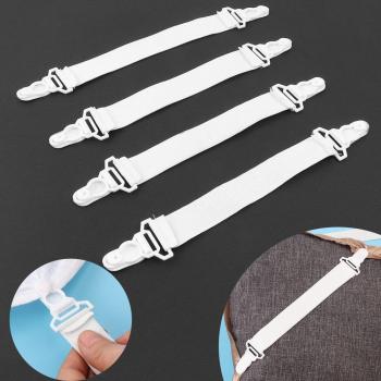 Bande élastique blanche en nylon avec boucle 4/8 pièces