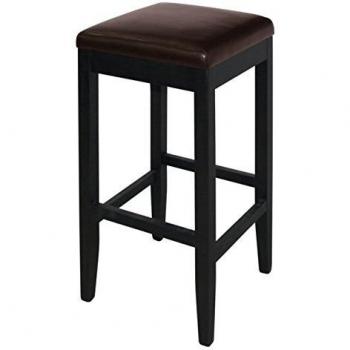 Juego de Taburetes Bar Piel Marrón Bolero