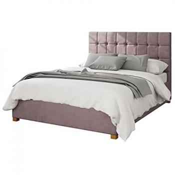 Sinatra Plush Velvet Ottoman Bed with Natural Symphony Pocket Mattress
