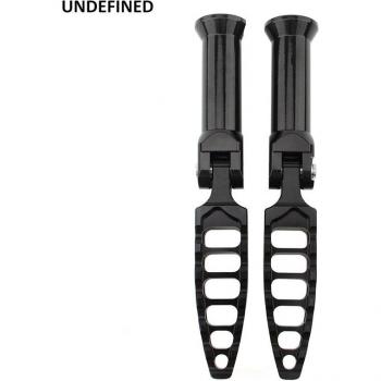 Harley Low Rider Fat Bob Breakout Black Passenger Footrests Kit
