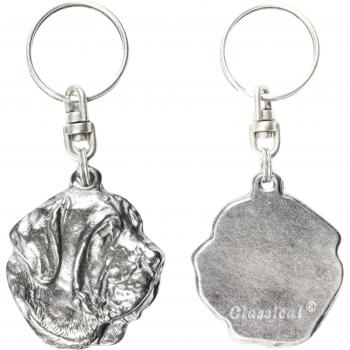 Silver-Plated Fila Brasileiro Backpack Charm