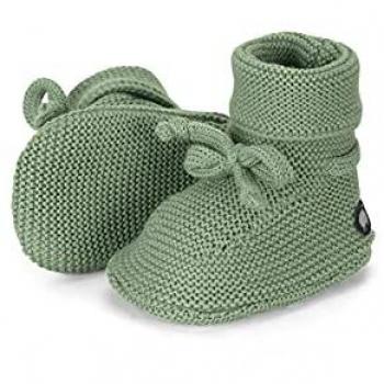 Sterntaler Baby Strickschuhe grün