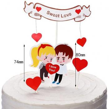 Adornos de pastel para Día de San Valentín