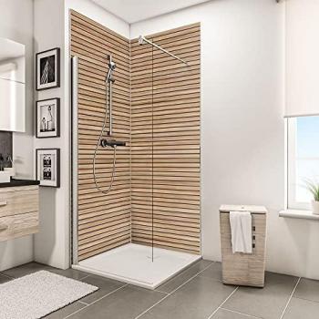 Pack Murale 100x210 cm Schulte – Revêtement douche bois chêne Japonais