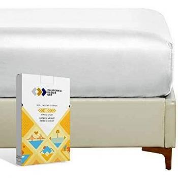 Pure Bliss 100% Cotton Sateen Fitted Sheet