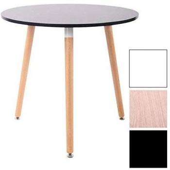 Table Ronde Ansgar 3 Pieds en Bois Noir