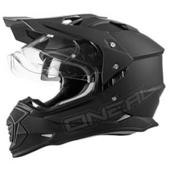 We Cycle O' Neal Sierra Flat Enduro MX Motorrad Helm matt schwarz 2024 Oneal L (59-60cm)