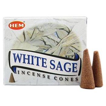 Encens HEM en Cônes de Sauge Blanche