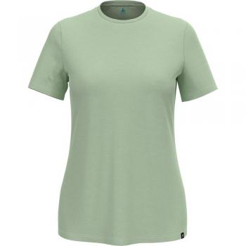 Odlo Funktionsshirt: Women's Merino‑Tencel Plain – Crew Neck, S, Grün