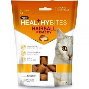 VetIQ Healthy Bites Hairball Remedy Treats for Kittens 65g