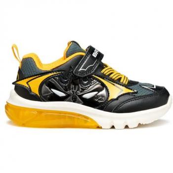 Sneakers Geox J Ciberdron per Ragazzi in Nero