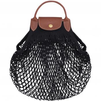 Longchamp Multi-Position Cotton Shoulder Bag