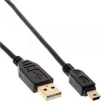 InLine 31850P USB 2.0 Mini-Kabel, USB A Stecker an Mini-B Stecker