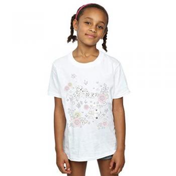 Disney 101 Dalmatians Meadow T-Shirt for Girls, White, 3‑4 yrs