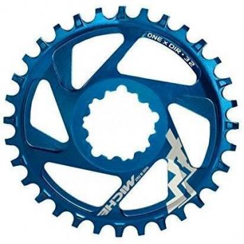 Kettenblatt (Miche) – 13 × 13 × 5 cm, Blau, MTB‑Standard