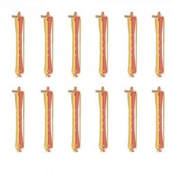 Set de 12 bigoudis permanents longs 90 x 9 mm