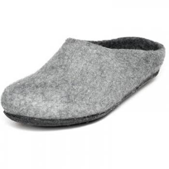 Graue Filzpantoffeln Magicfelt 709 Größe 46