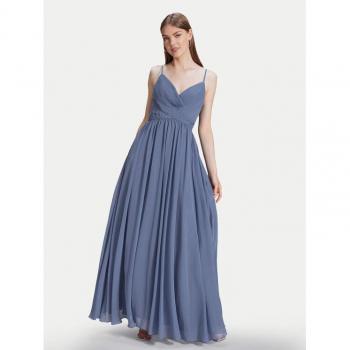 Chic Blaues Abendkleid Regular Fit