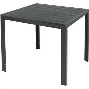 Polywood Outdoortisch anthrazit 90x90x74cm