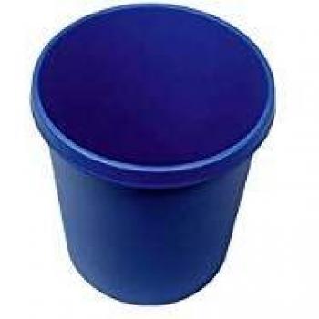 Helit blauer Papierkorb, Kunststoff, 18 l, 320 x 310 mm, VE 6 Stk