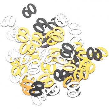 Décor Table Confettis – Set 1200 pièces, brillant argenté