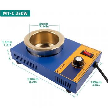 Olla Portátil de Soldadura y Fusión Estaño 200-480°C