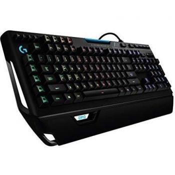 Logitech G910 Orion Spectrum mechanische Gaming-Tastatur, Taktile Romer-G Switches, RGB-Beleuchtung, 9 Programmierbare G-Tasten, Anti-Ghosting, ARX-Zweitbildschirm Feature, Deutsches QWERTZ-Layout (920-008013)