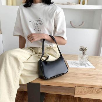 Pure Color Hobo Purse for Women