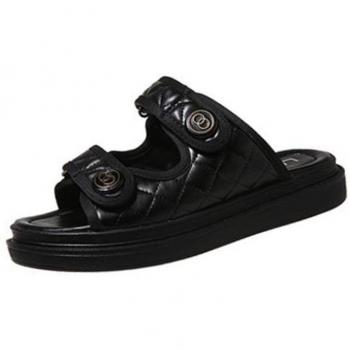 Women's Casual Flip Flops PU Leather Beach Sandals