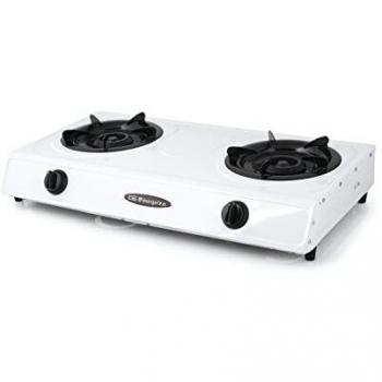 Hornillo Orbegozo Fo2600 Blanco 2 Fuegos Encendido Piezoelectrico Triple Corona