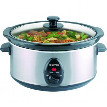 Triomph ETF1414 cuiseur lent, couvercle en inox, capacité 3,5 L