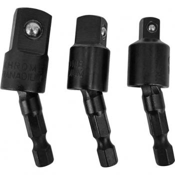 3PC Universal Joint Socket Adapter Set
