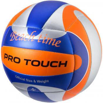 Pro Touch Time Strandball – Blau-Weiß-Orange – 5‑Größe