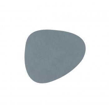 Lind DNA Glasuntersetzer, Leder, Hellblau, 13 x 11 x 0,2 cm, 1 Stück