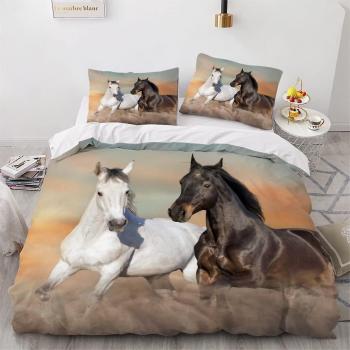 Kit de Parure 240x260 Enfant – Chevaux en Mouvement