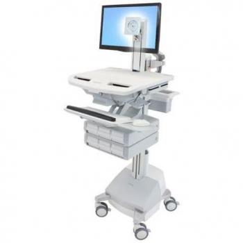 Carro Multimedia Ergotron StyleView Aluminio Gris Blanco