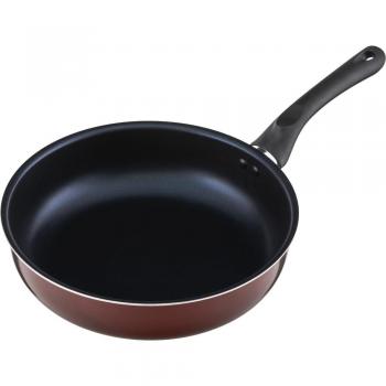 Lightweight Deep-Diamond 26cm Takeda Fry Pan, Red, IH/Gas Compatible