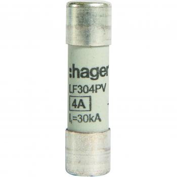 Fusibile PV 1000 VDC Hager 4 A 10×38 mm