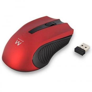Ewent EW3227 Drahtlose Maus, 1000 DPI Rot