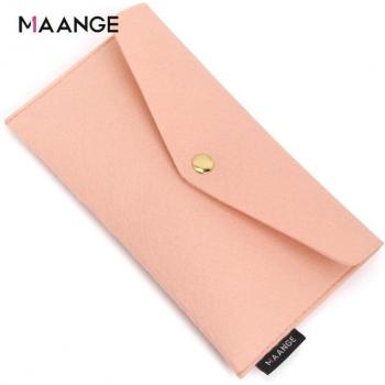 Makeup Pouch with Brush Holder