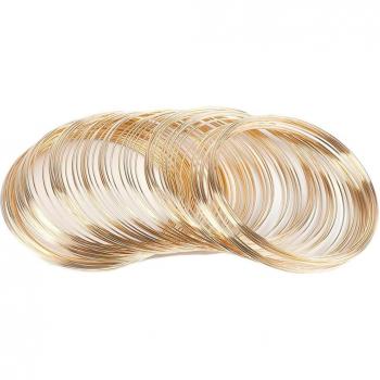 Bracelet de bijouterie 100 boucles – fil enroulé, mémoire créative