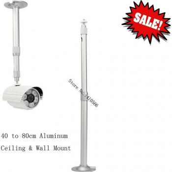 Adjustable Aluminum Ceiling Mount for Monitor CCTV Projector 40-80 CM